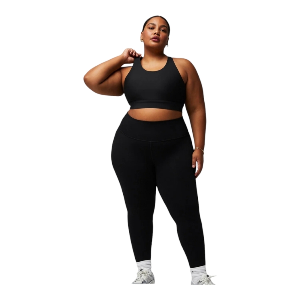 Fabletics Black Trinity Motion365 High-Waisted Pocket Leggings in size 2X